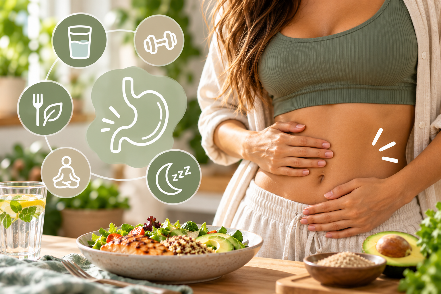 Como desinchar a barriga: hábitos simples que ajudam o intestino